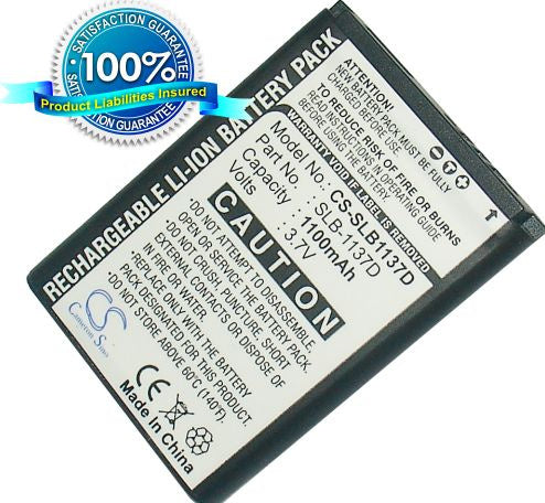 CS_SLB1137D SLB-1137D, Samsung Digimax L74W, 1100 mAh Akku - DigiShop