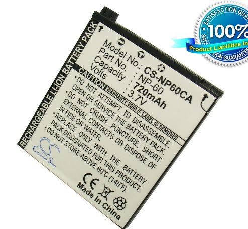 CS-NP60CA NP-60, Casio, 720 mAh Akku - DigiShop