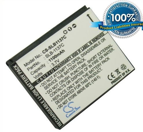 CS-SLB1137C SLB-1137C, Samsung Digimax i7, 1100 MAH - DigiShop