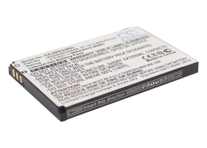 CS-DPE338SL XD0904009446, 01.10.CAREP0103, Doro PhoneEasy 334, 800 mAh Akku - DigiShopGroupOY