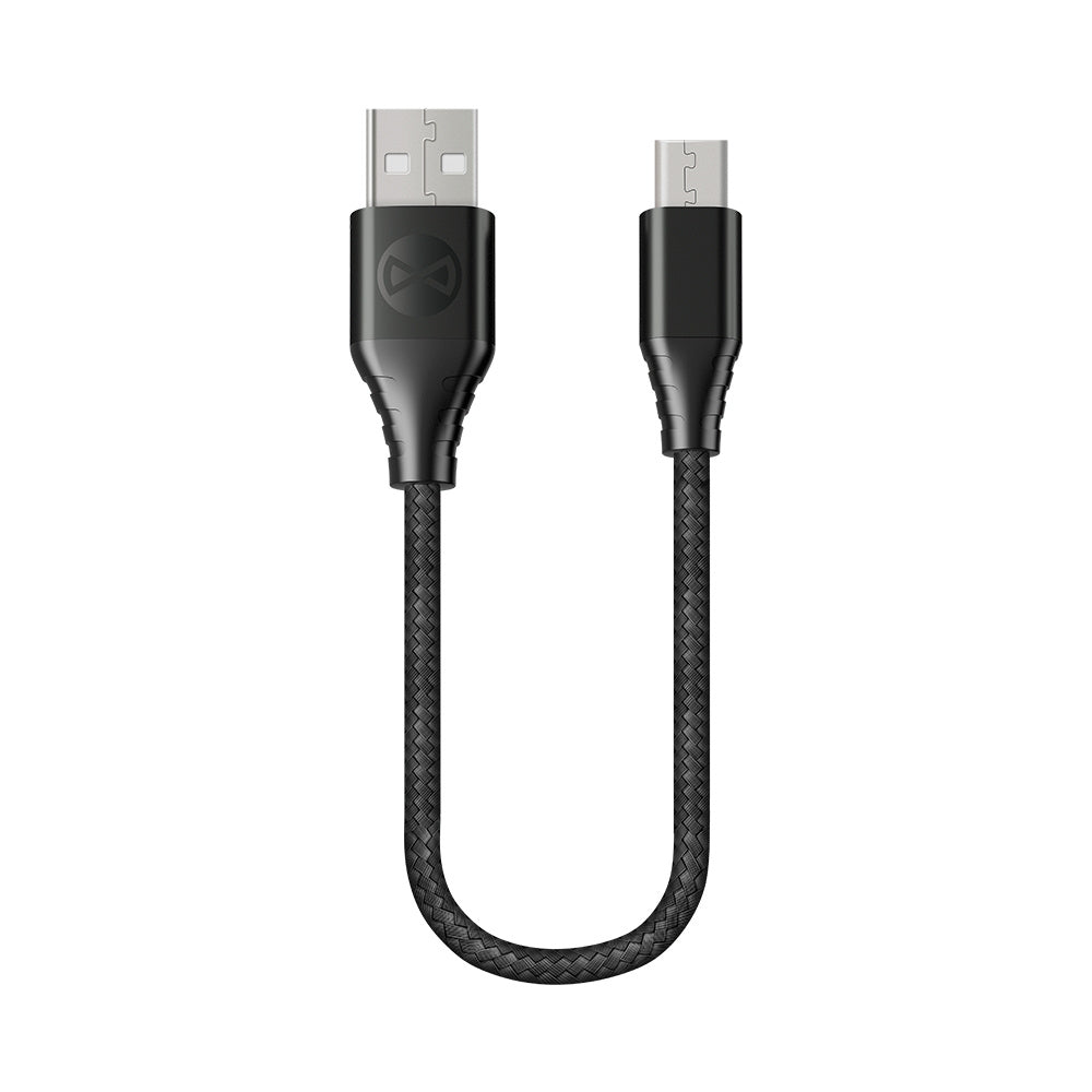 Forever Core Fast Charge Micro USB cable, 3A, 0.2m, black