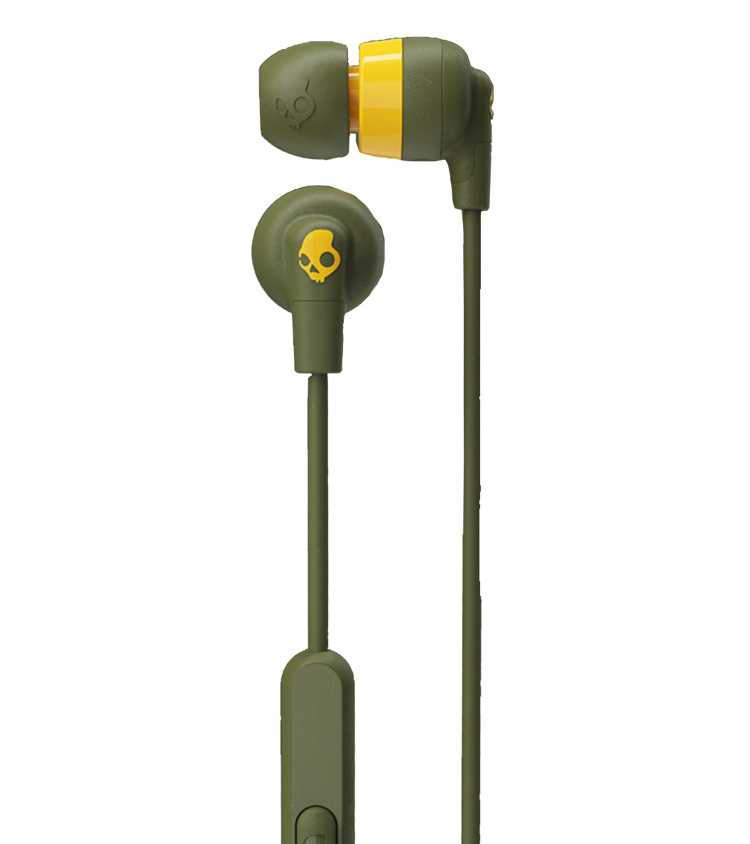 Skullcandy Ink'd Headphones, olive green - DigiShopGroupOY