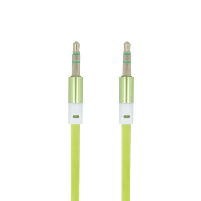 Forever 3,5mm Audio cable, 1m, GREEN - DigiShopGroupOY