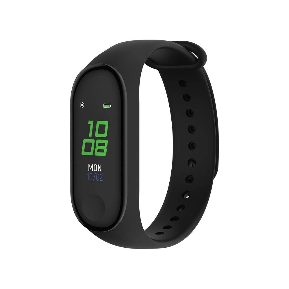Forever SB-50 FitBand Smart Bracelet, black - DigiShopGroupOY