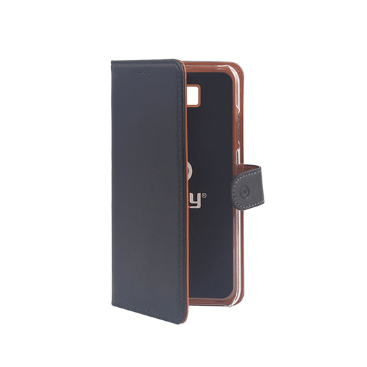Celly Wally Lompakkokotelo Samsung Galaxy J4 Plus 2018, Musta - DigiShop