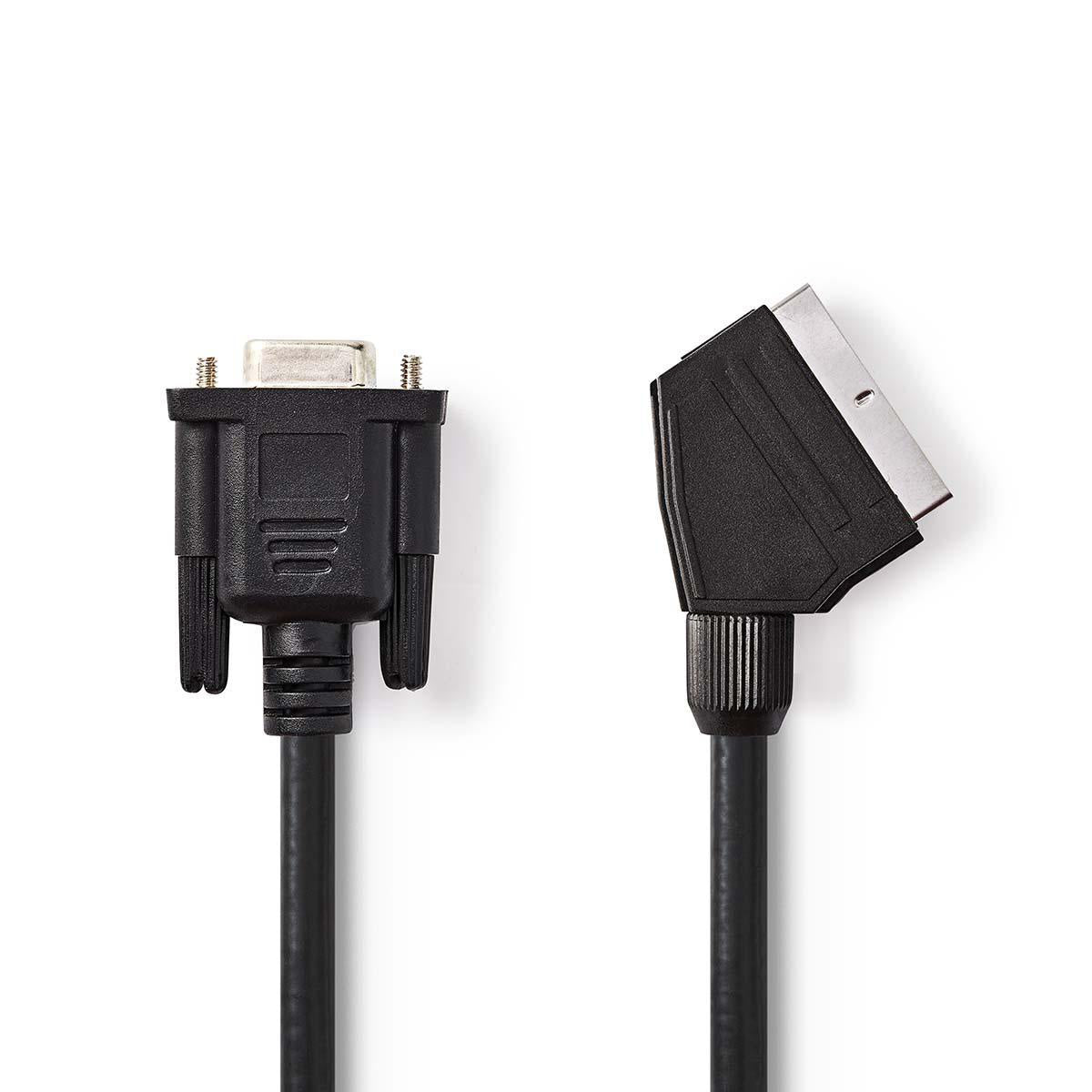 Nedis SCART Video Cable (SCART male to VGA female) - DigiShop