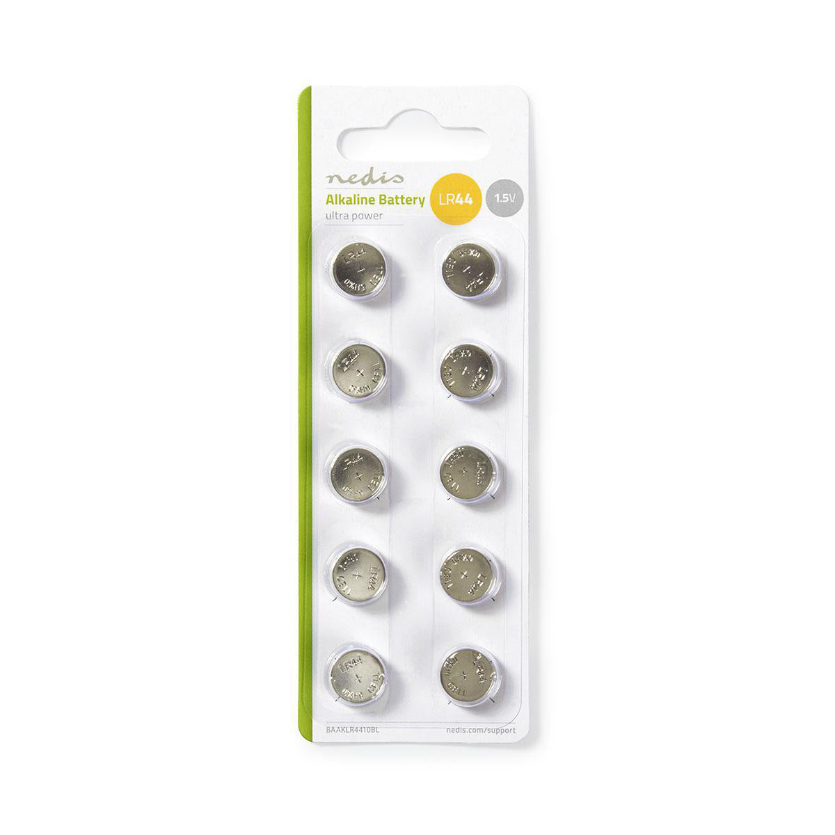 Nedis LR44 1.5V Alkaline Battery 10 kpl - DigiShop