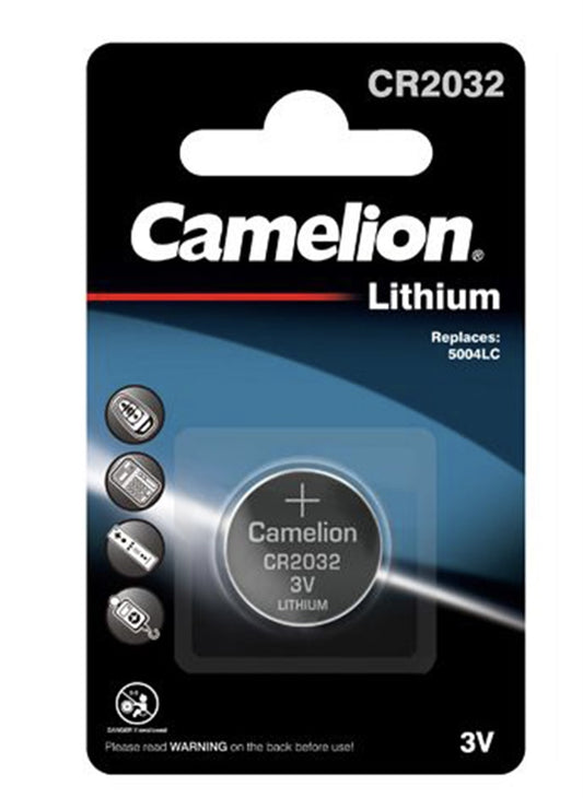 Camelion CR2032 3V Lithium Battery 1 kpl - DigiShop