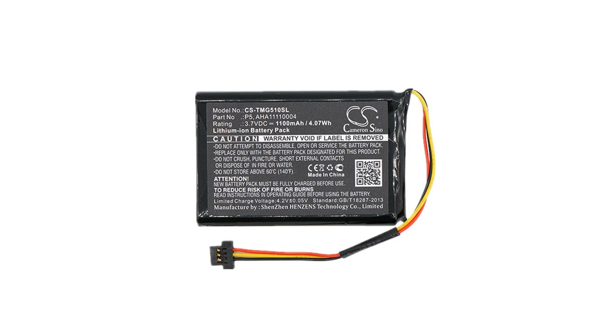 CS-TMG510SL P5, AHA11110004, Tom Tom Go 520, 1100 mAh Battery - DigiShop