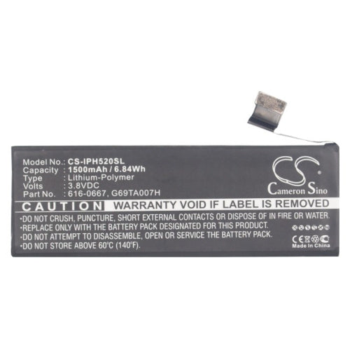 CS-IPH520SL 616-0667, iPhone 5C, 1500 mAh Akku - DigiShop
