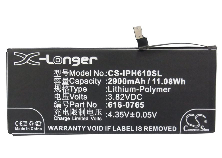 Akku CS-IPH610SL 616-0765 iPhone 6 Plus, 2900 mAh - DigiShop