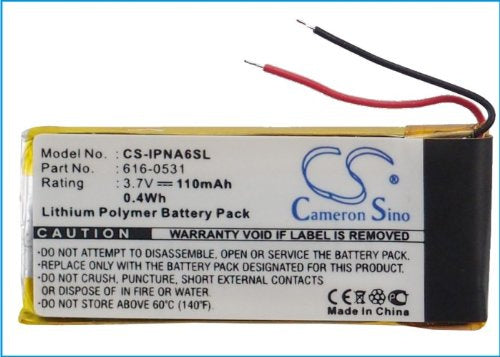 CS-IPNA6SL 616-0531, iPod Nano 6th Gen, 110 mAh Akku - DigiShop