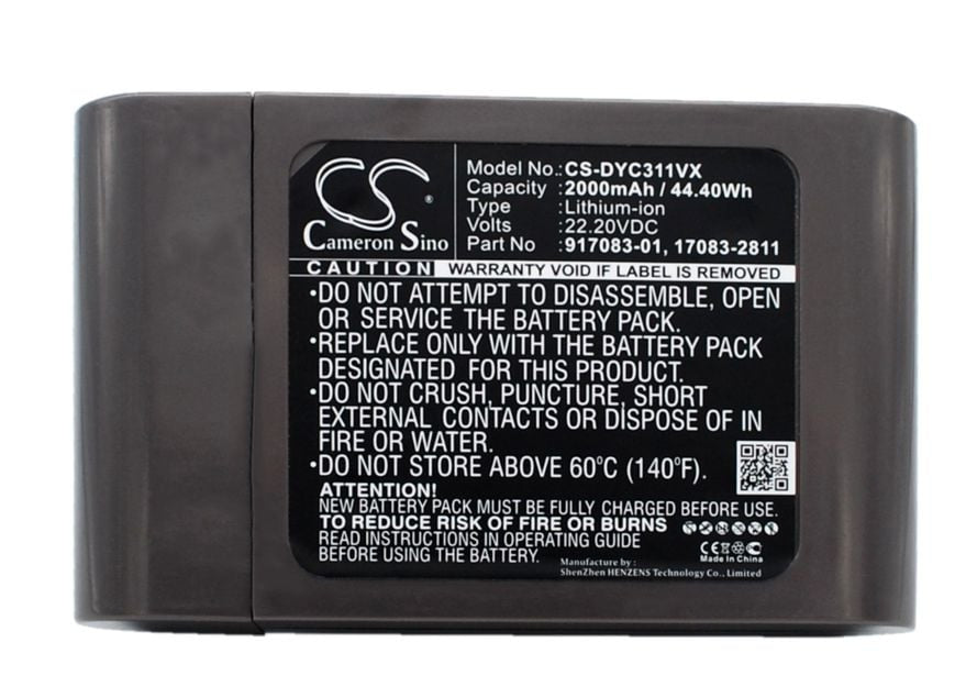 CS-DYC311VX 917083-01, 17083-2811, Dyson Vacuum, 2000 mAh Akku - DigiShop