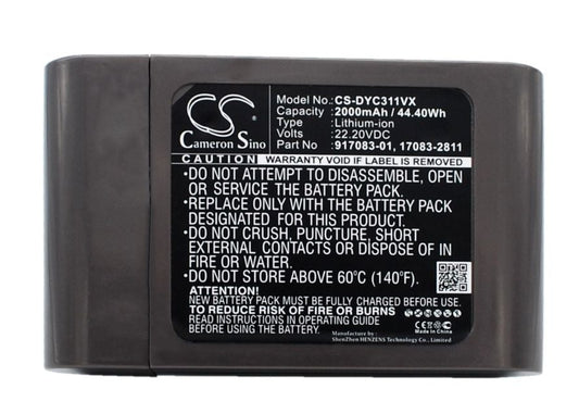 CS-DYC311VX 917083-01, 17083-2811, Dyson Vacuum, 2000 mAh Akku - DigiShop