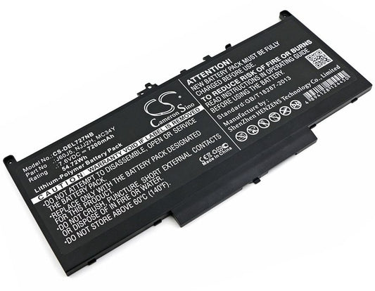 CS-DEL727NB J60J5, NJJ2H, MC34Y, Dell Latitude 12, 7200 mAh - DigiShop