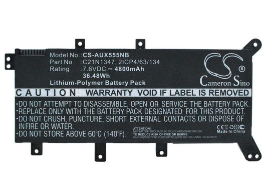 CS-AUX555NB C21N1347, 2ICP4/63/134, Asus A555L / F555 4800 mAh Akku - DigiShop