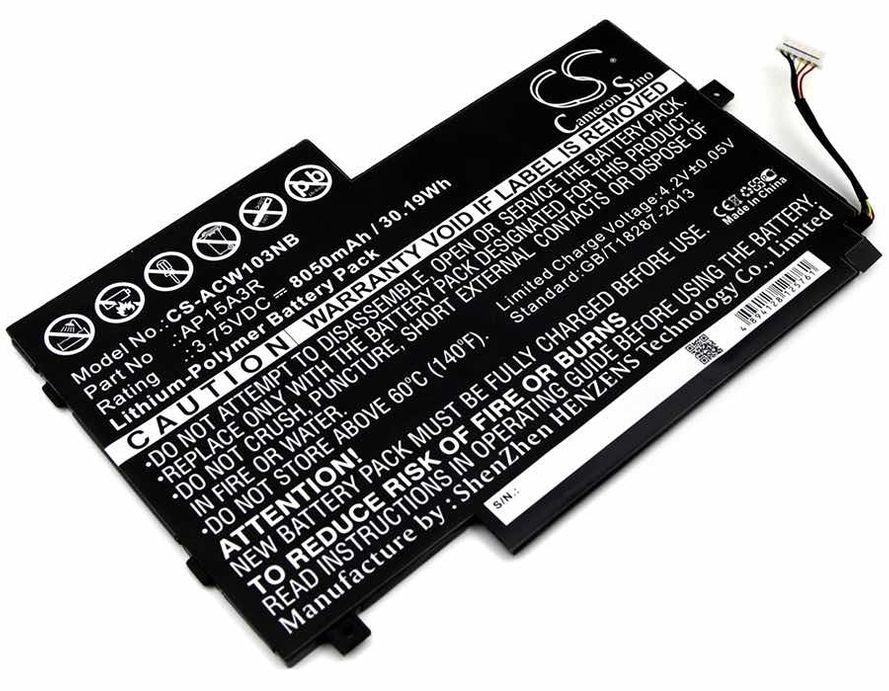 CS-ACW103NB AP15A3R, Acer Aspire Switch 10E, 8050 mAh Akku - DigiShopGroupOY