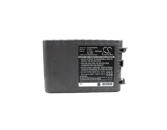 CS-DYC800VX (215681) Dyson SV10, V8, V8 Absolute, 2600mAh Akku - DigiShop