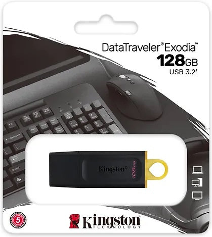 Kingston DataTraveler Exodia 128GB USB A Memory stick - DigiShop