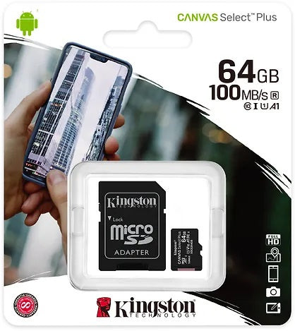 KINGSTON Memory Card MICRO SD 64GB