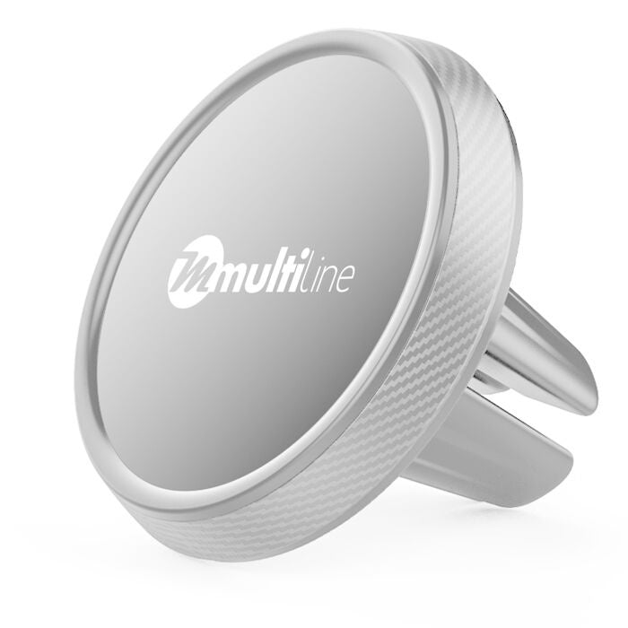 Multiline Prime Magneettinen puhelinteline autoon, harmaa - DigiShop