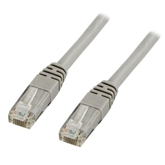 DELTACO F/UTP Cat6 Verkkolaitekaapeli, 1m, Harmaa