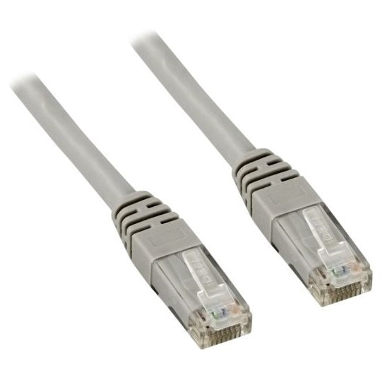 DELTACO S/FTP Cat7 Verkkolaitekaapeli, 1m, Harmaa