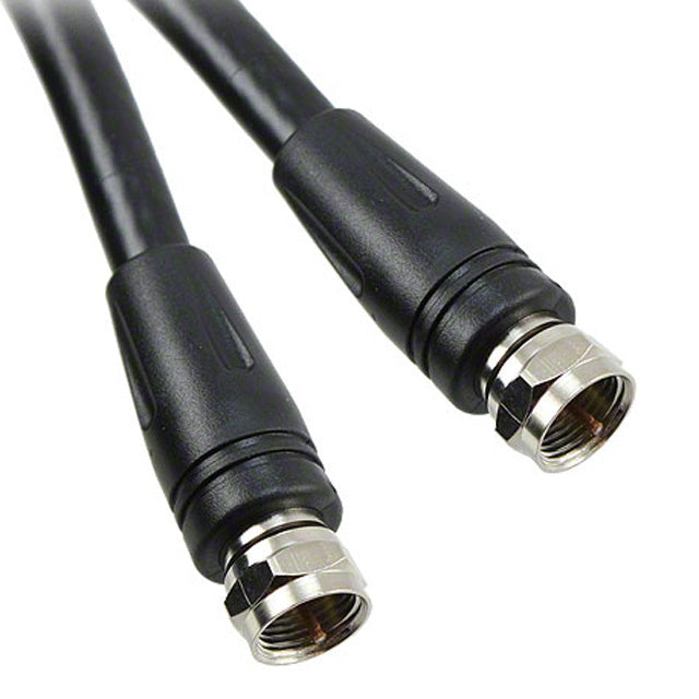 Valueline Antenna cable, F-male - F-male, 3m black