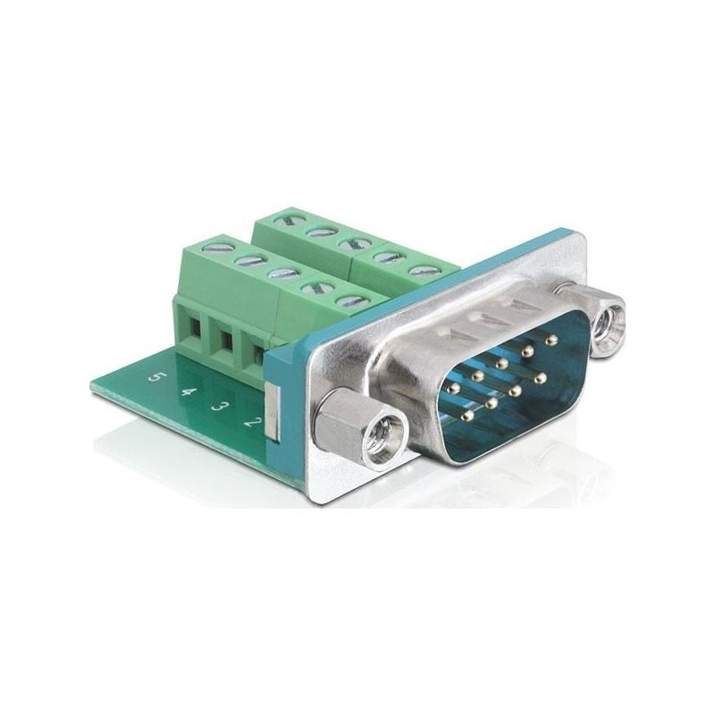 DeLOCK Adapteri D-sub riviliitosovitin, DB9 Uros