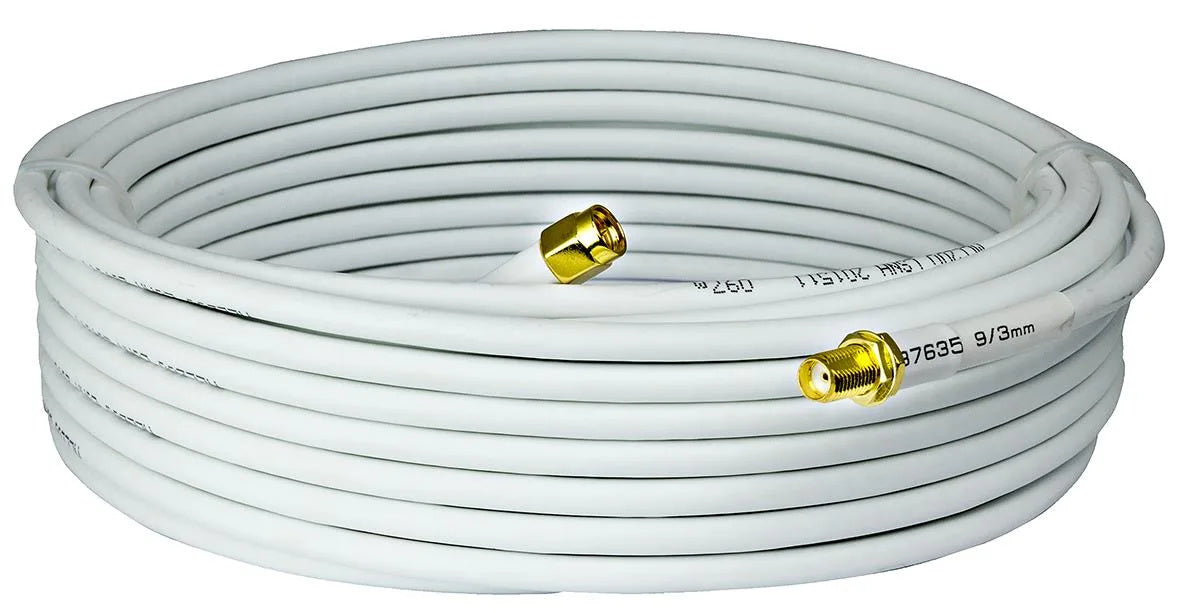 Televes SMA Cable, female-male, 10 m White