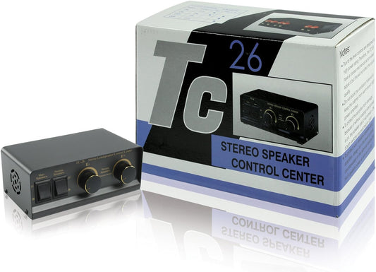 HQ Stereo Speaker Control Center, Black